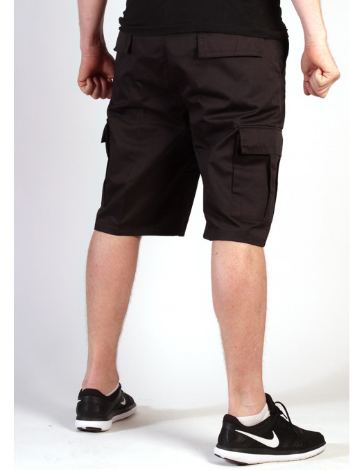 Cargo Shorts Black by Tech Wear
