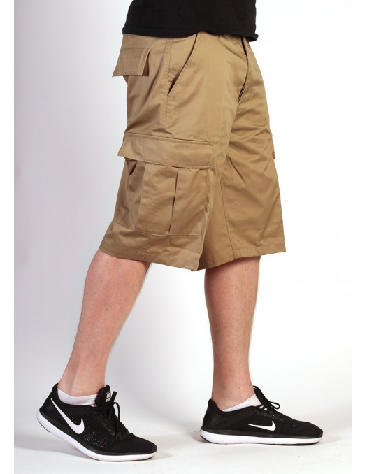Cargo Shorts Khaki by Tech Wear