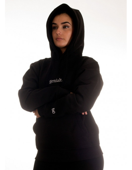 genialt. Hoodie BrandLogo Black