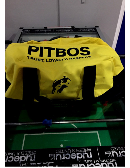 Pitbos Sportsbag YellowNBlack