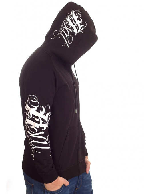 BSAT Art Script Hoodie Black