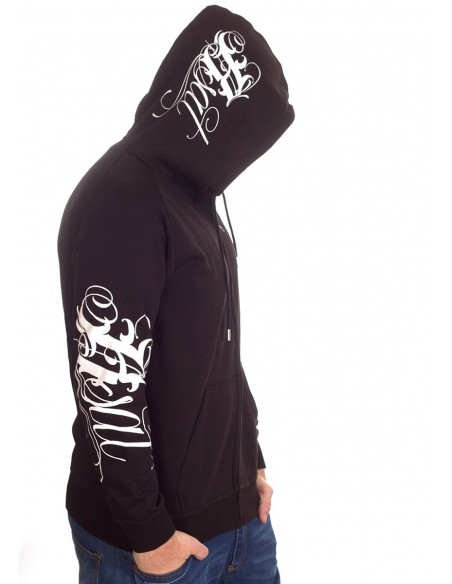 BSAT Art Script Hoodie Black