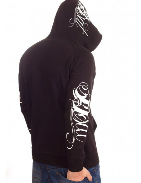 BSAT Art Script Hoodie Black