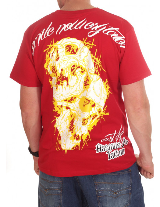 Smile Now T-Shirt Red/White/Yellow by...