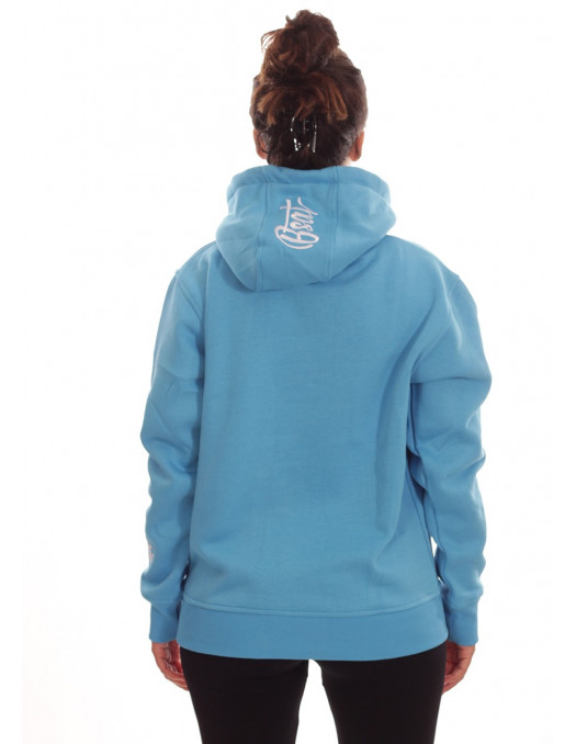 Rebel Society Skull Hoodie SkyBlue