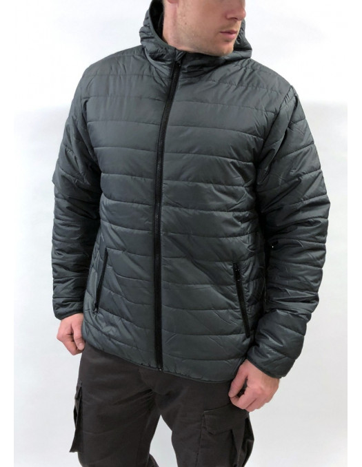 Urban Bubble Jacket GreyNBlack