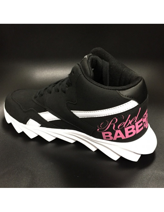 RebelBabe Shoes BlackNPink by BSAT