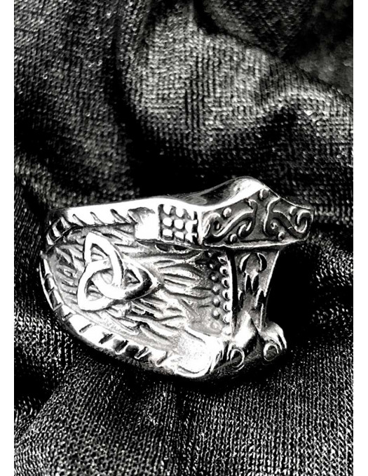 Mjølnir Celtic Knot Ring viking
