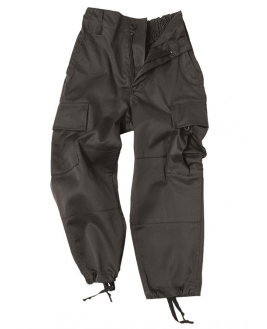 Kids Cargo Pants Black