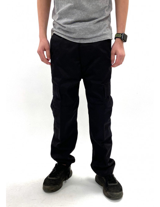 Kids Cargo Pants Black