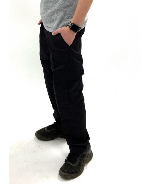 Kids Cargo Pants Black
