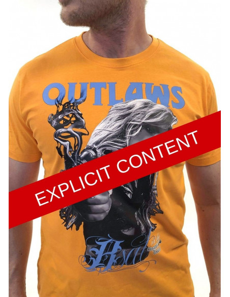 Outlaw Bastards t-shirt Orange by BSAT