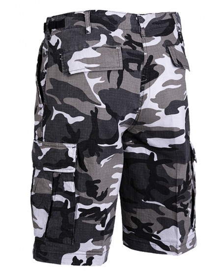 Techwear RipStop shorts Washed Urban Camo