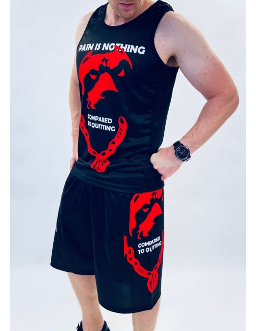 Pain is Nothing Mesh Tank Top by Pitbos