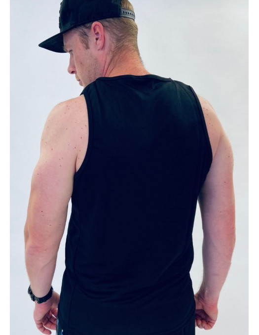 On Fire Skull Mesh Tank Top by BSAT