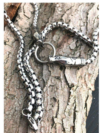 Wolf Viking Necklace...