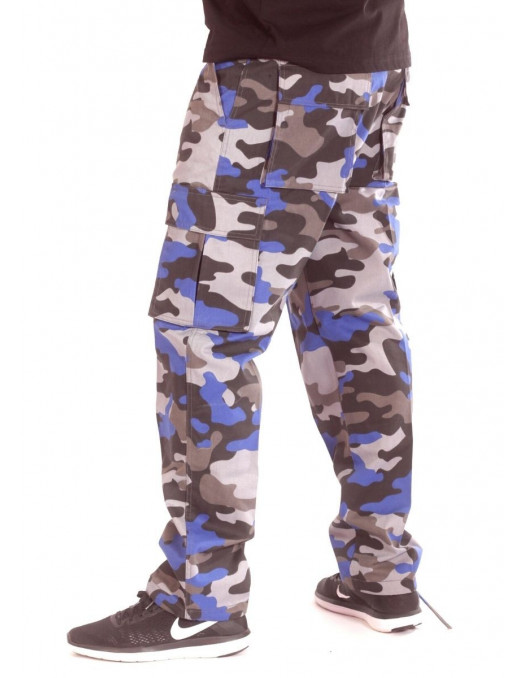 grey blue cargo pants
