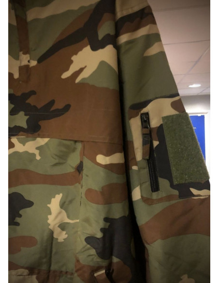 Tech Wear Anorak Winter Jacket Woodland 