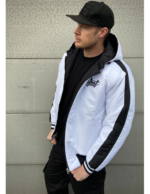 Bronx Winter Jacket WhiteNBlack by BSAT