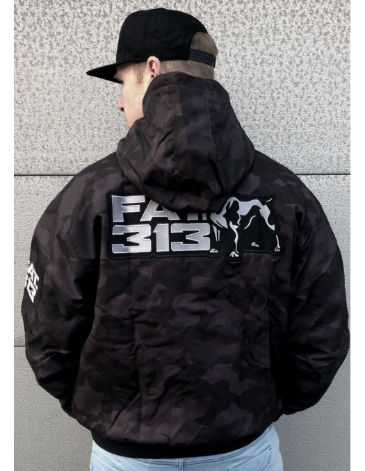 FAT313 Winter Jacket Dark Camo