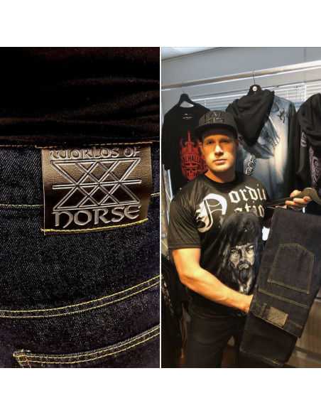 Nordic Worlds Denim Jeans Dark Blue
