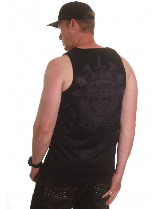Valhal Spirit Mesh Tank Top BlackNRed...