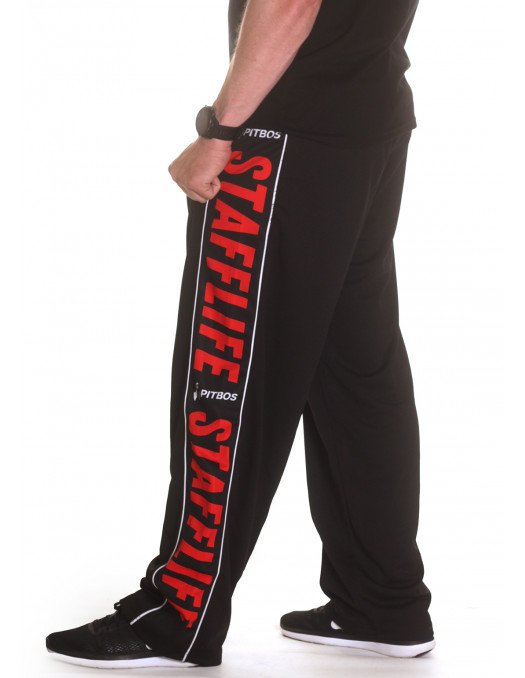 Pitbos Stafflife Mesh Pants BlackNRed