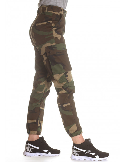 Female Army Cargo Pants Woodland
