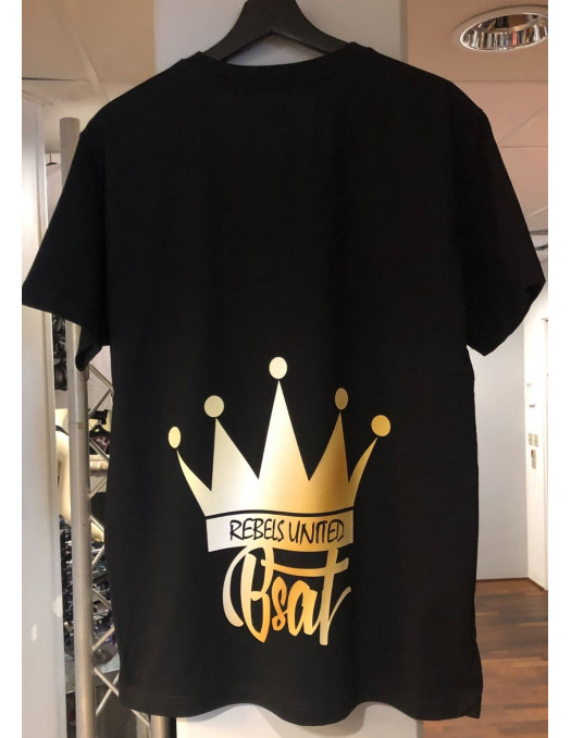 Golden Crown Cotton T-Shirt by BSAT