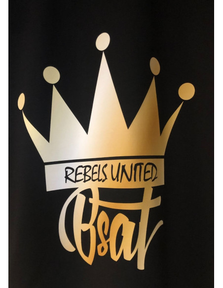 Golden Crown Cotton T-Shirt by BSAT