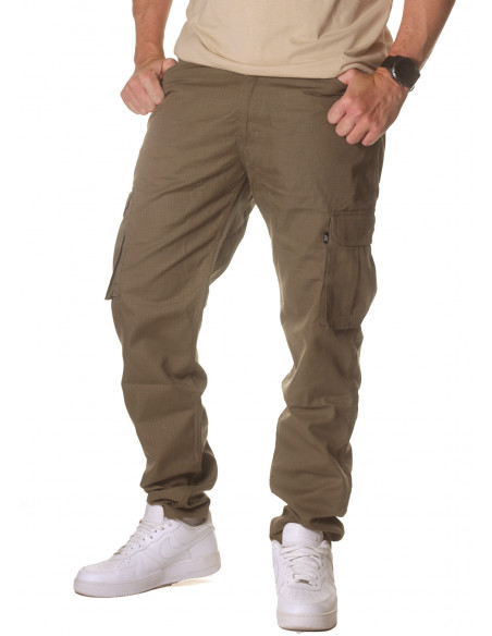 BSAT Tapered Fit Cargo Pants Light Green