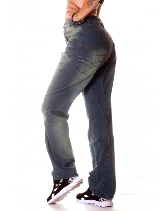 Baggy Jeans Mid Blue Stretch by FAT313