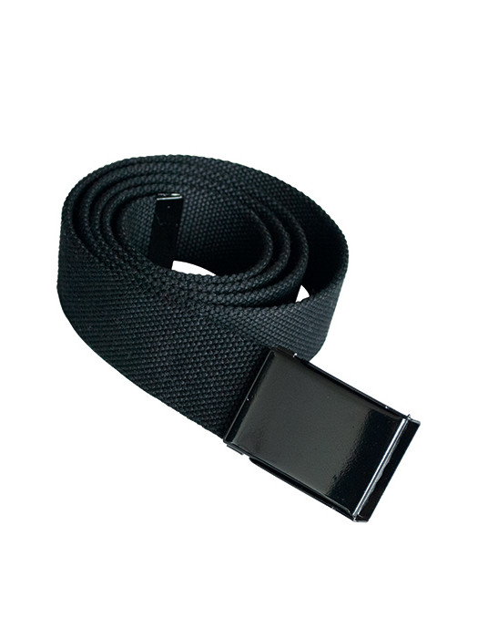 Solid Color Belt Polyester Black
