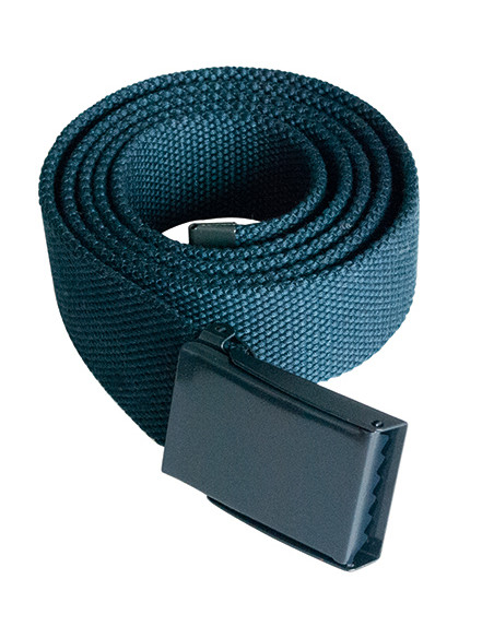 Solid Color Belt Polyester Navy