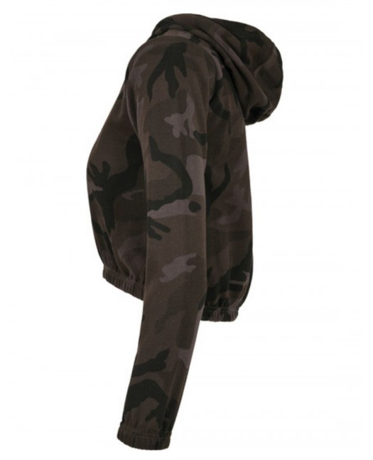Camo Cropped Hoodie
