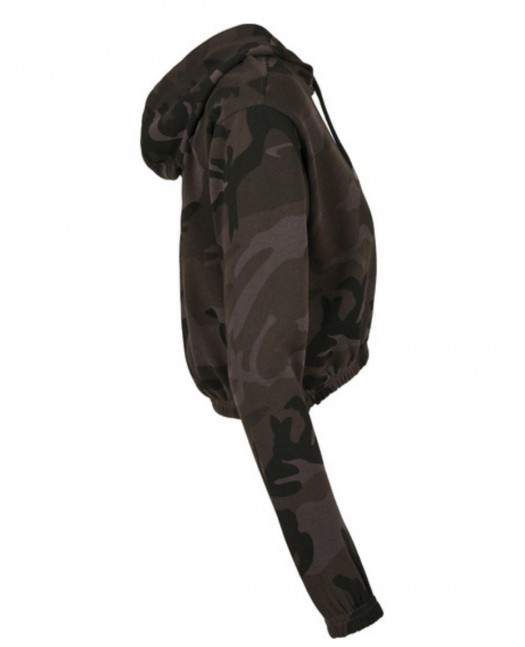Camo Cropped Hoodie