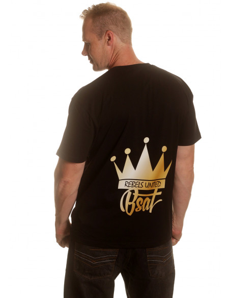 Golden Crown Cotton T-Shirt by BSAT