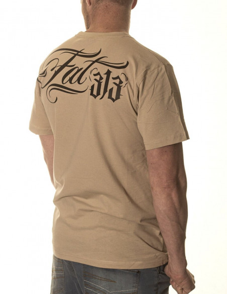 FAT313 Signature T-Shirt Sand Premium Cotton