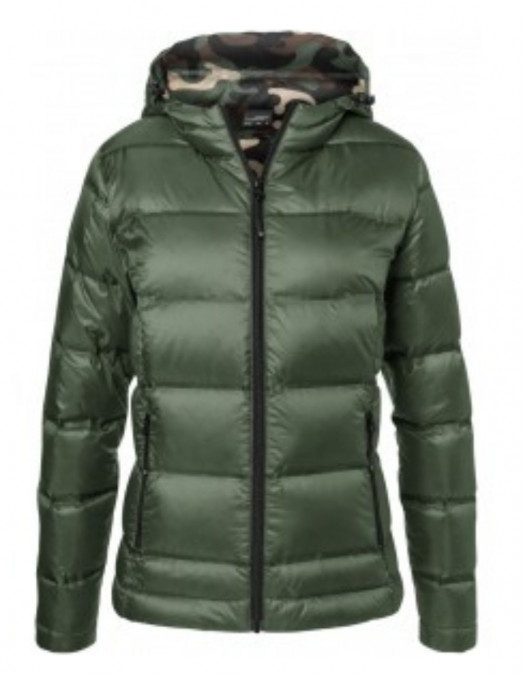Hooded Down Jacket GreenNCamo