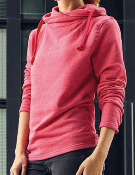 Fitted Hoodie Heather Rose