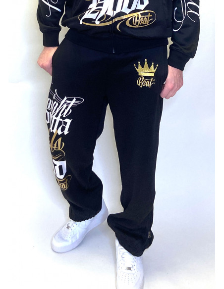 BSAT Rebels Hood Sweatpants Black