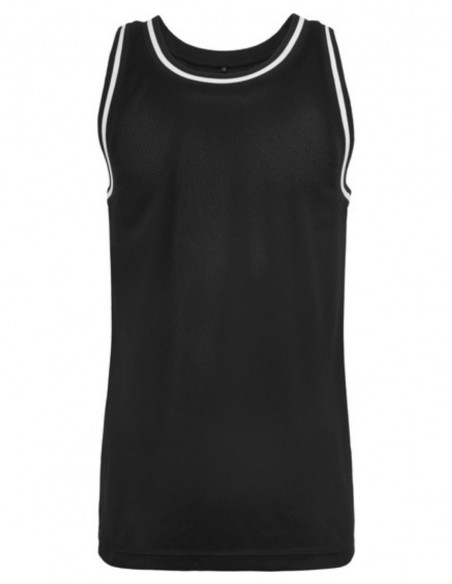 2-Colored Mesh TankTop BlackNWhite