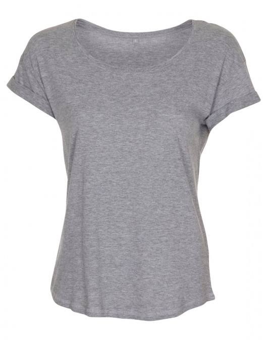 Loose Organic T-Shirt Heather Grey
