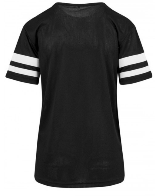 Mesh Stripe T-Shirt BlackNWhite