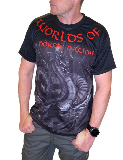 Midgard Serpent T-Shirt Grey by...