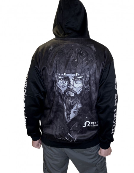 Berserker Worlds of Nordic Worlds ZipHoodie
