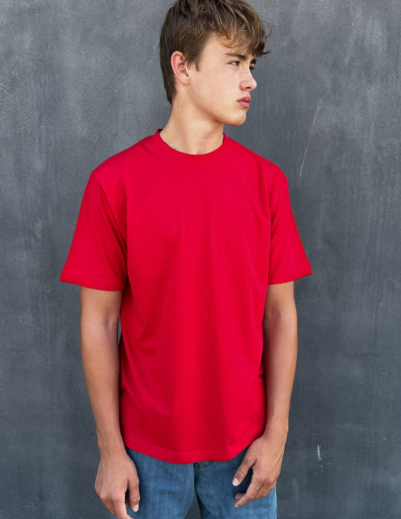Baggy T-Shirt Organic Cotton Danish Red