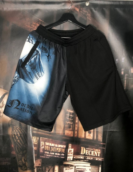 Thor's Hammer Mesh Shorts by Nordic Nation