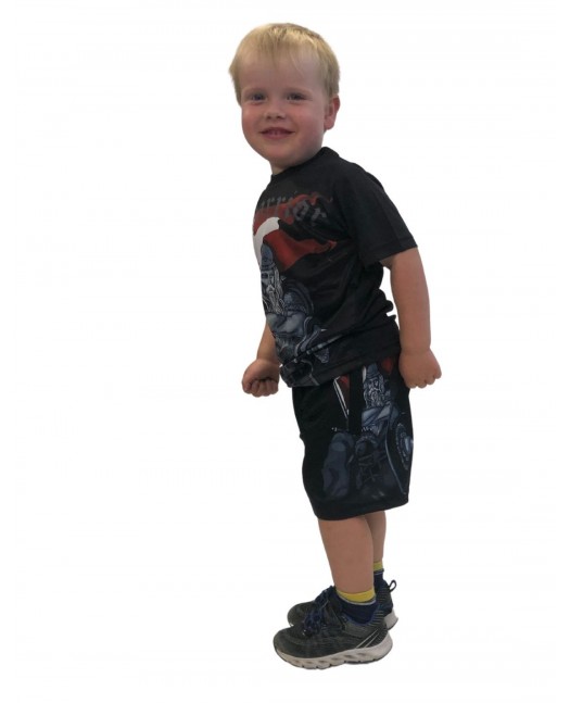 KIDS Holger Danske Mesh Shorts by...
