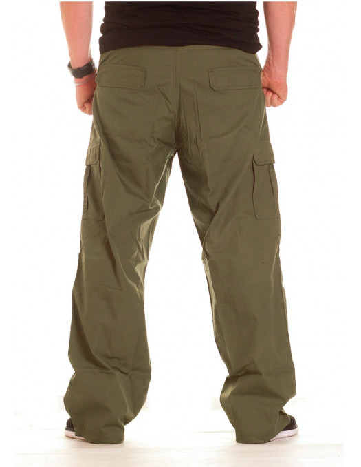 BSAT Combat Cargo Bukser Army Green Olive Baggy fit